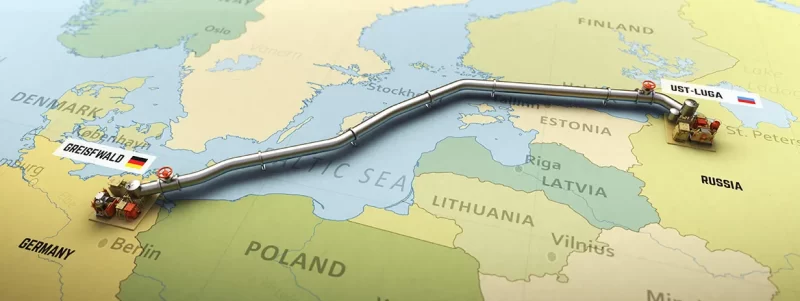 Đường ống Nord Stream cung cấp khí tự nhiên từ Nga tới châu Âu